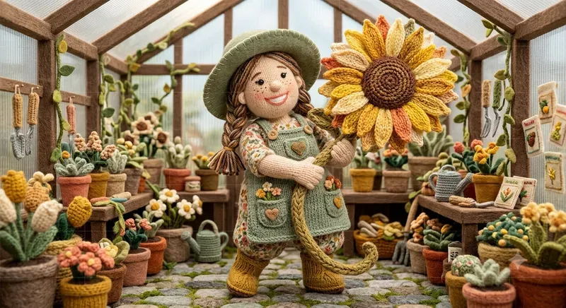 Knitted Wool Character Scenes