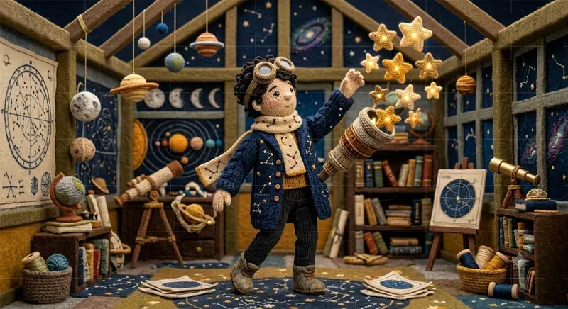 Knitted Wool Character Scenes