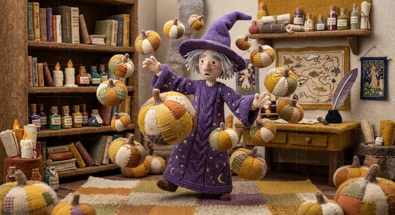 Knitted Wool Character Scenes