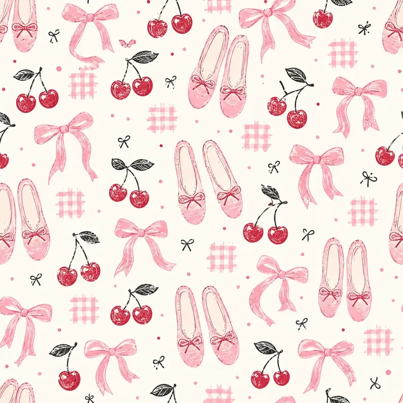 Coquette Bow Ribbon Patterns