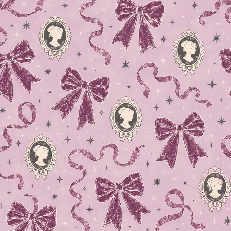 Coquette Bow Ribbon Patterns