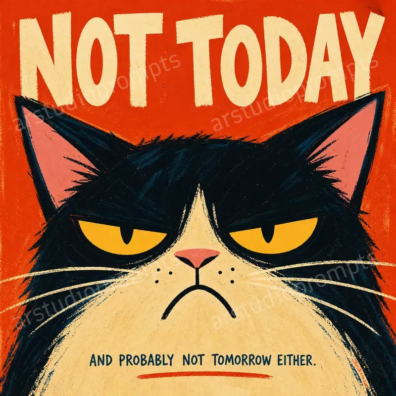 Emotional Animal Face Posters