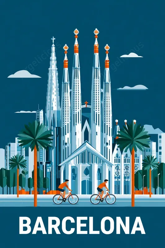 Clean Vector Travel Posters
