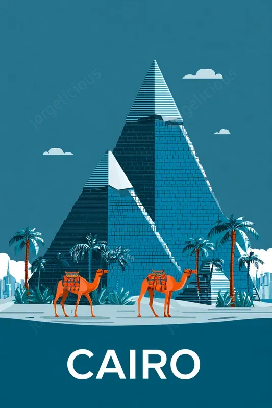 Clean Vector Travel Posters
