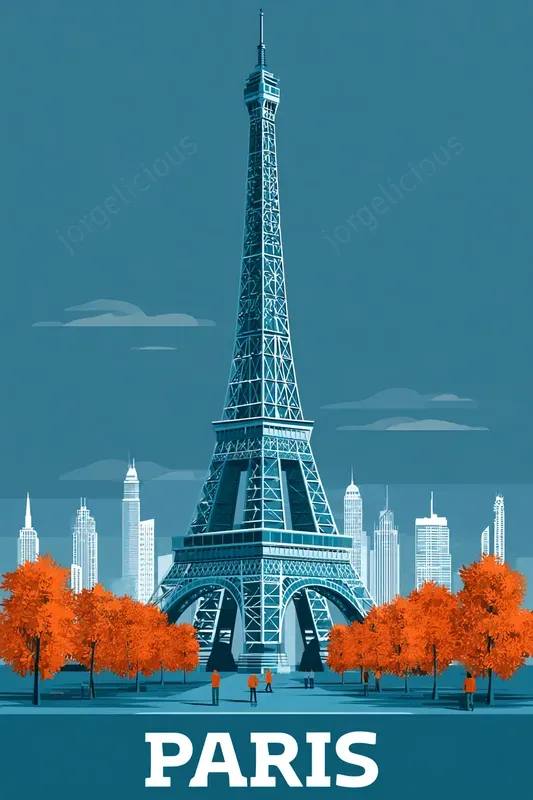 Clean Vector Travel Posters