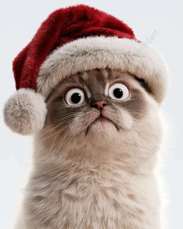 3D Christmas Mascots For Merch