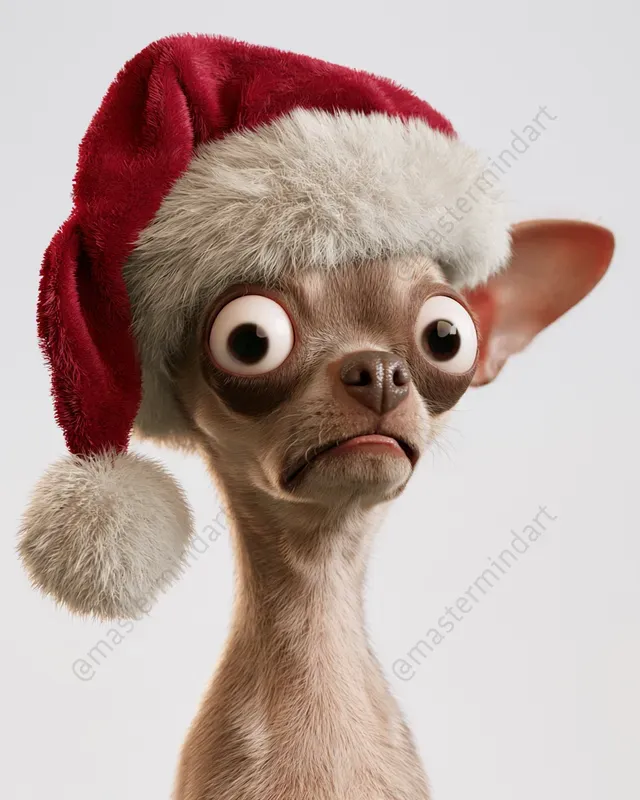 3D Christmas Mascots For Merch