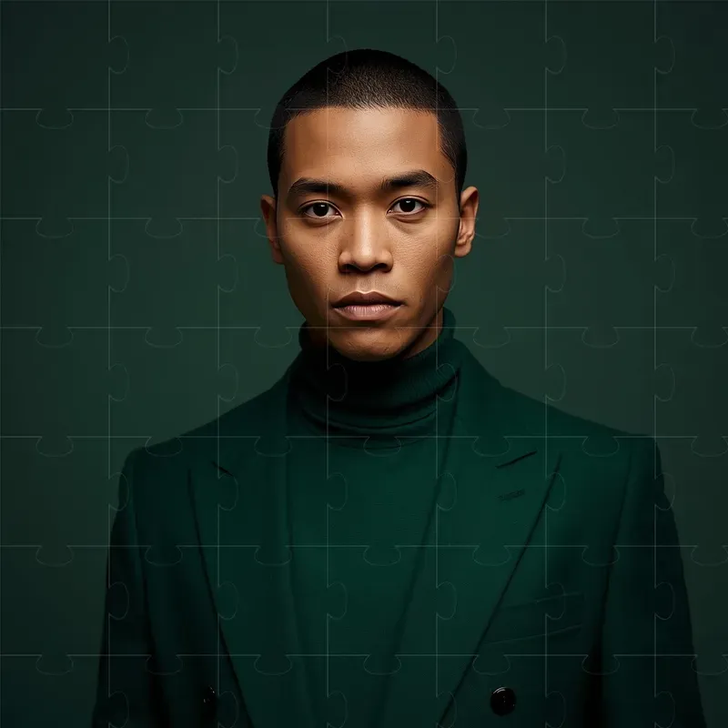 Luxury Monochromatic Studio Portraits