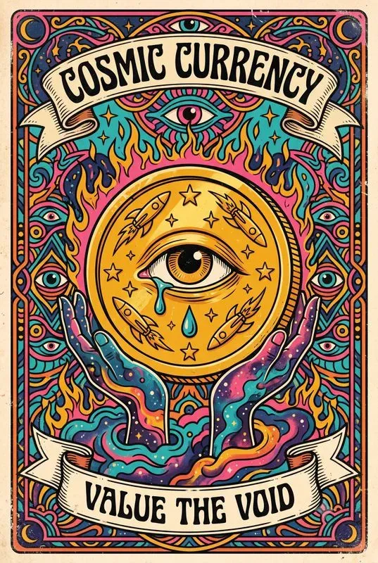 Vintage Psychedelic Tarot Cards