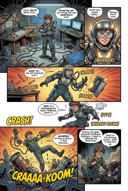 Comic Book Panels And Pages