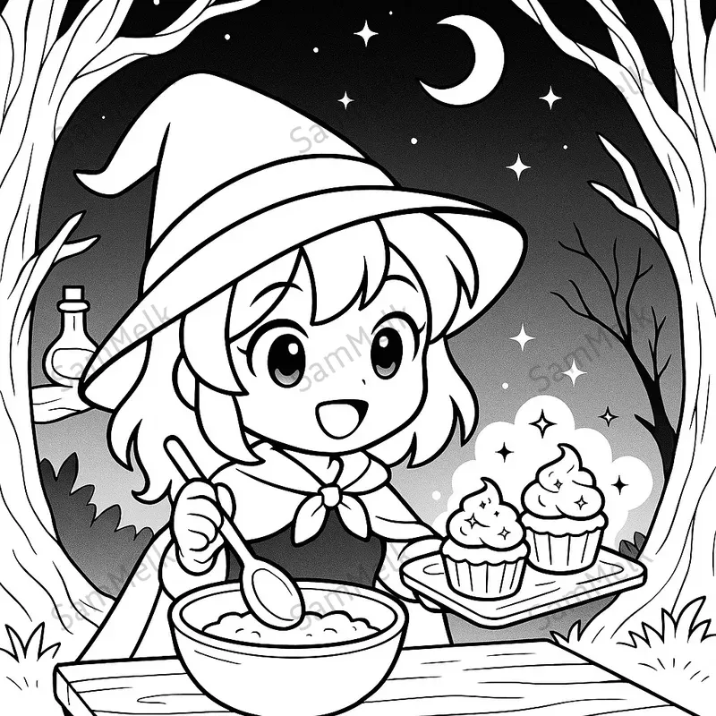 Chibi Fantasy Coloring Books