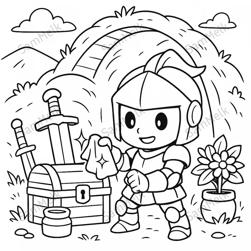 Chibi Fantasy Coloring Books