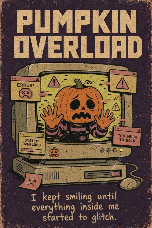 Spooky Retrotech Story Posters