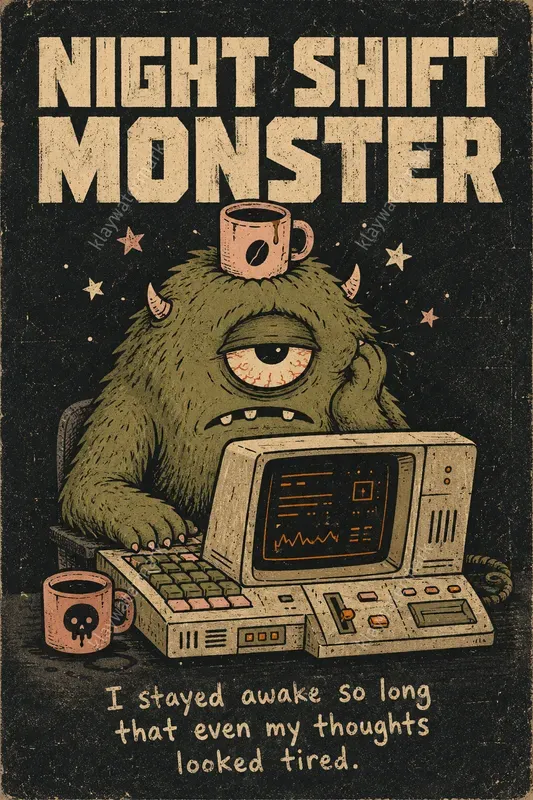 Spooky Retrotech Story Posters