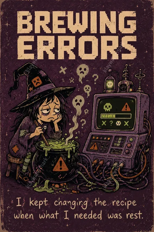 Spooky Retrotech Story Posters