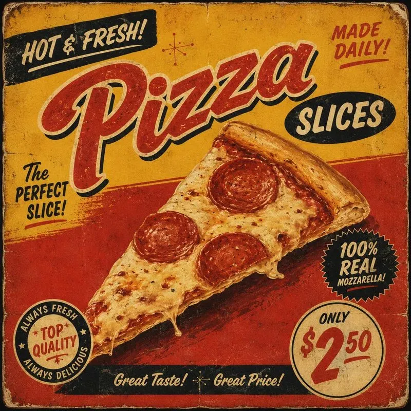 Vintage Retro Food Poster Collections