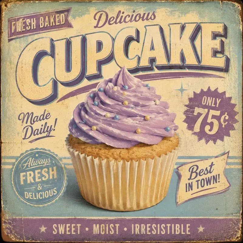 Vintage Retro Food Poster Collections