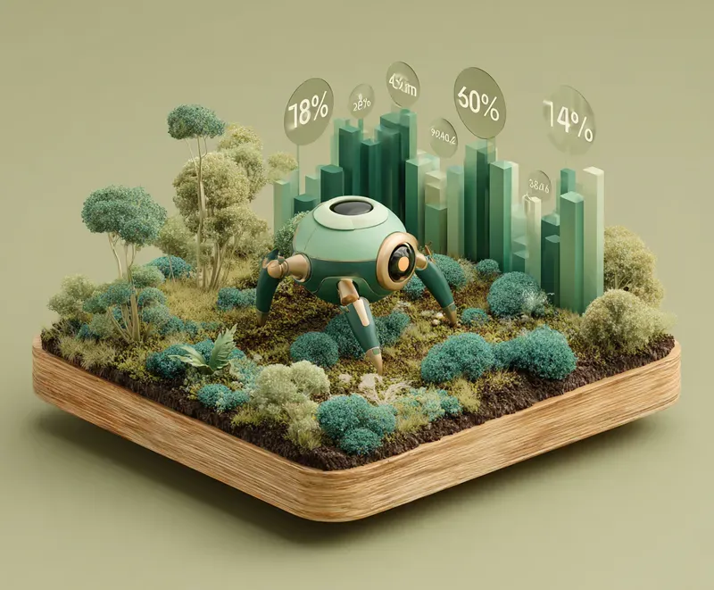 Ecofuturist 3D Minimalist Renders