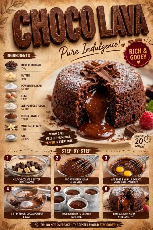 Professional Culinary Recipe Infographics