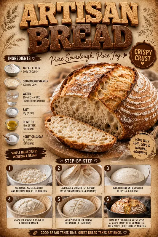 Professional Culinary Recipe Infographics