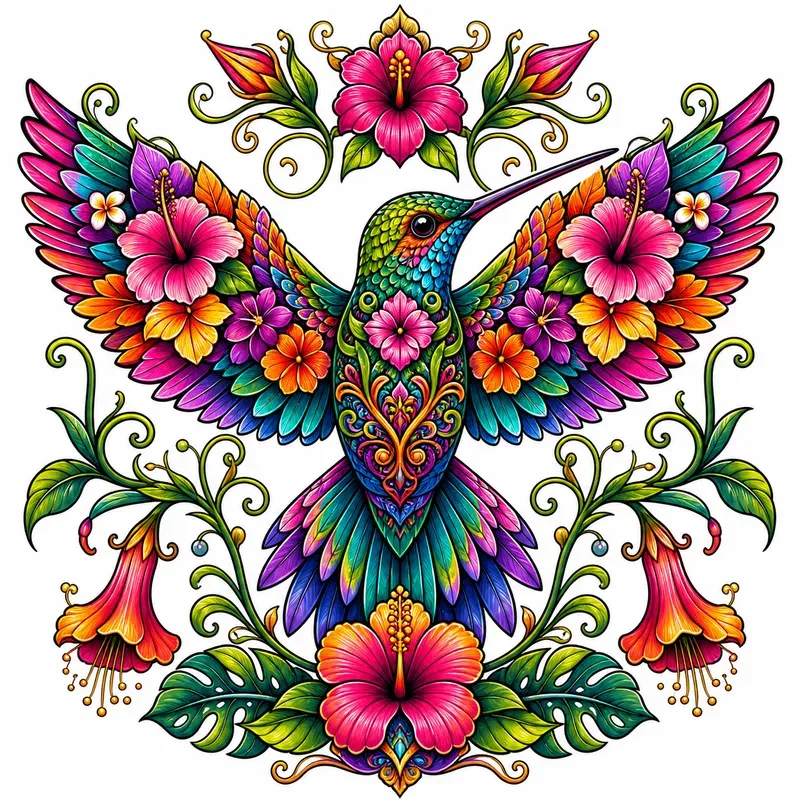 Floral Animal Mandala Illustration Packs