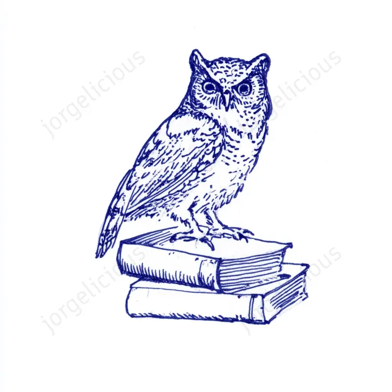 Blue Ink Storybook Sketches