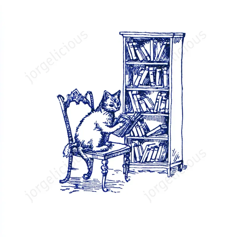 Blue Ink Storybook Sketches