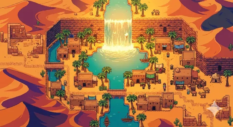 Pixel Art Indie Game Scenery Generator