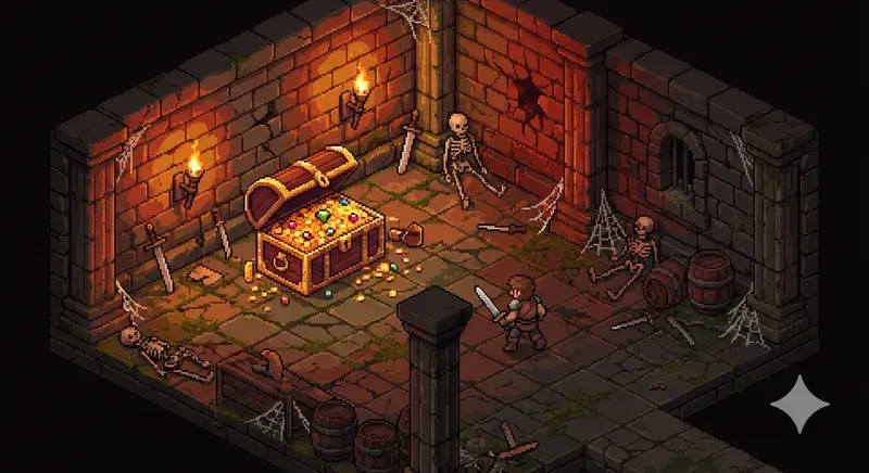 Pixel Art Indie Game Scenery Generator