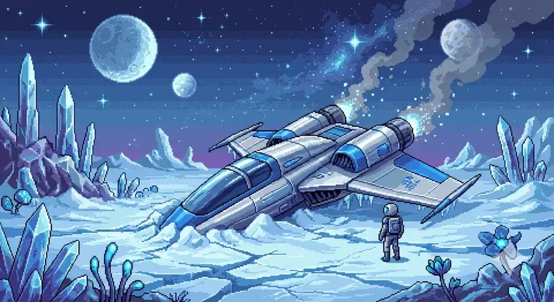 Pixel Art Indie Game Scenery Generator