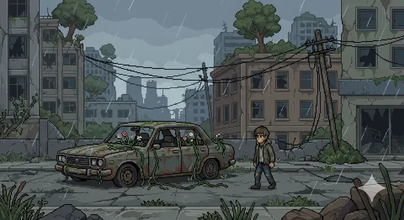 Pixel Art Indie Game Scenery Generator