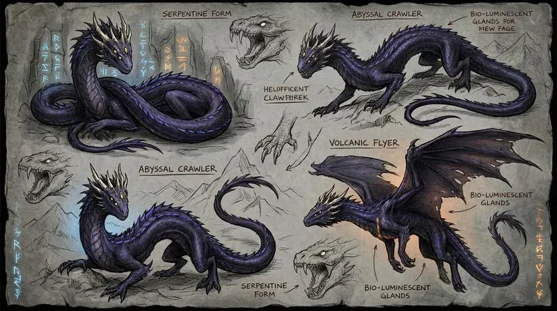 Dragons Sketches