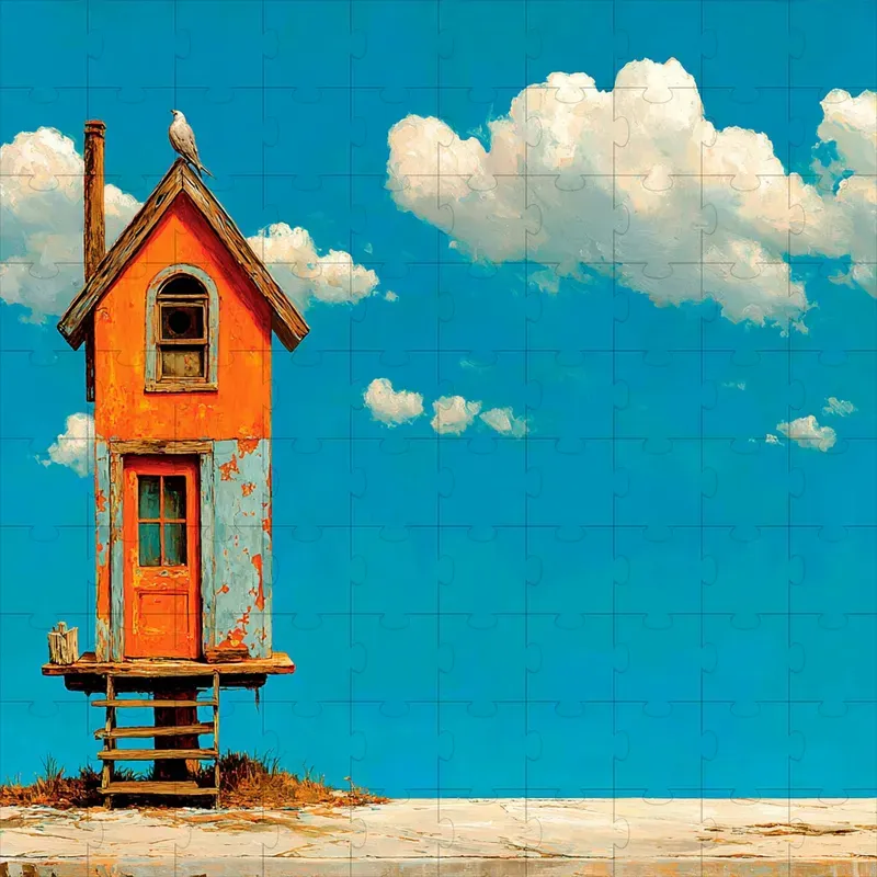 Oil Retro Americana Surreal Whimsies