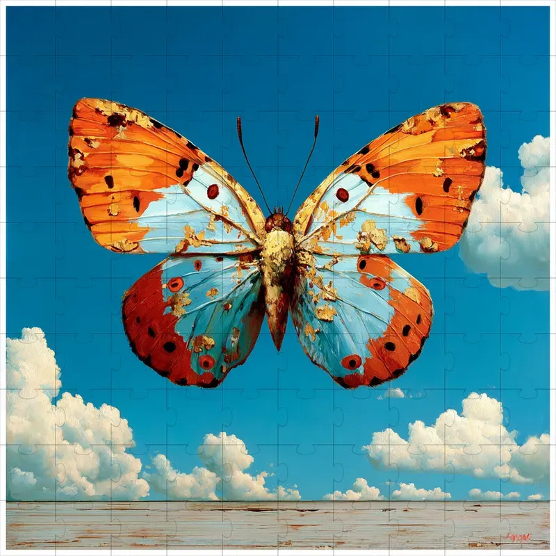 Oil Retro Americana Surreal Whimsies