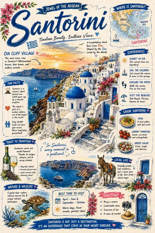 Bold Handdrawn Island Infographics