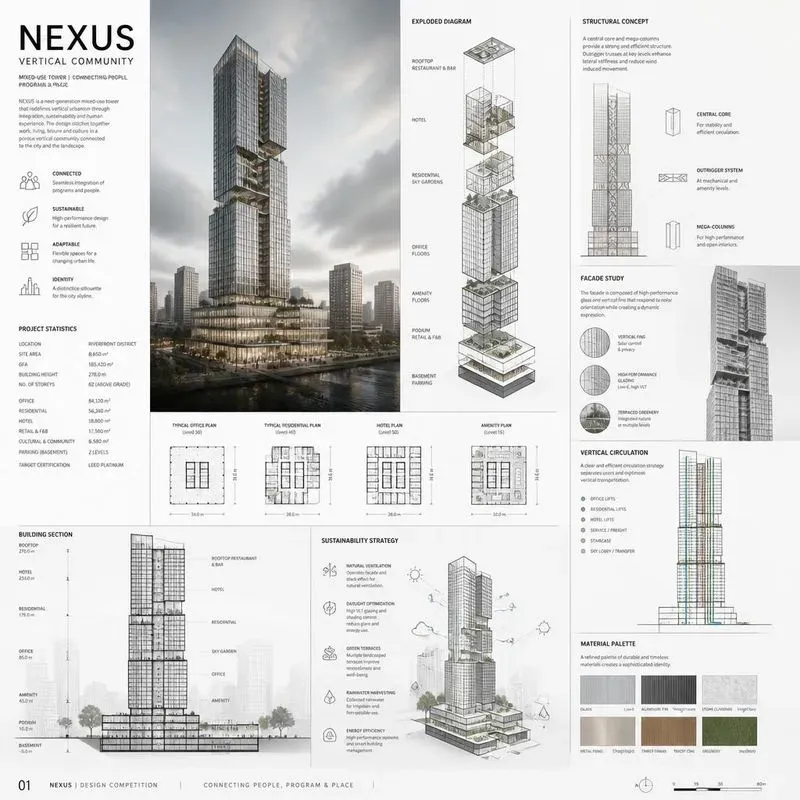 Architectural Competition Board Generator