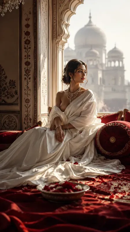Luxury Silk Portraits With Butterflies