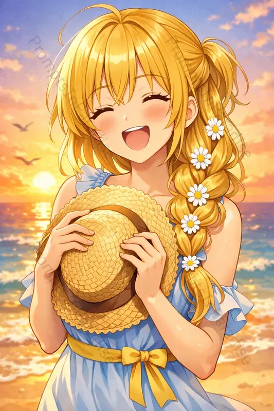 Kawaii Anime Girl Portraits