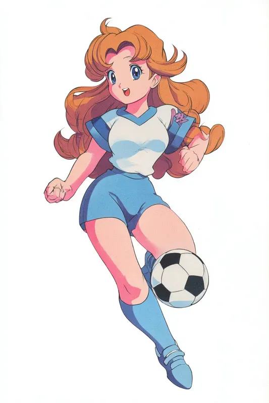 Retro Anime Summer Sports