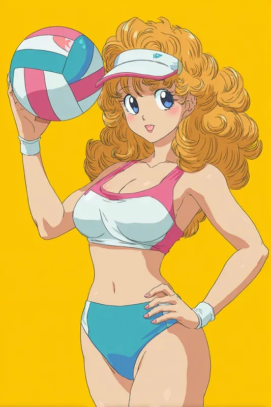 Retro Anime Summer Sports