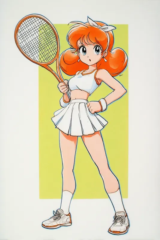 Retro Anime Summer Sports