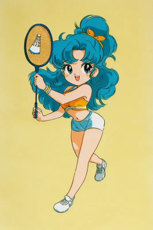 Retro Anime Summer Sports