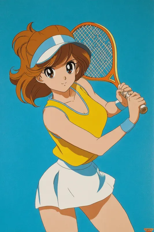 Retro Anime Summer Sports