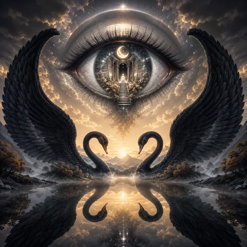Surreal Wings Dreamscape Visions