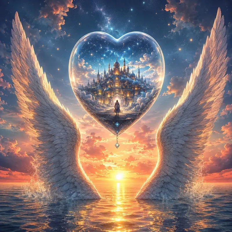Surreal Wings Dreamscape Visions