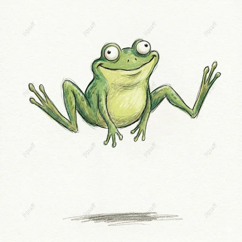 Whimsical Crayon Doodle Characters