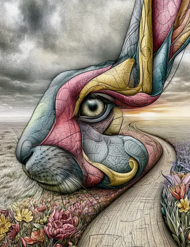 Surreal Collage Animals