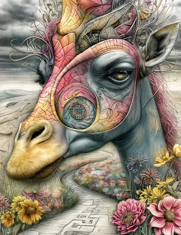 Surreal Collage Animals