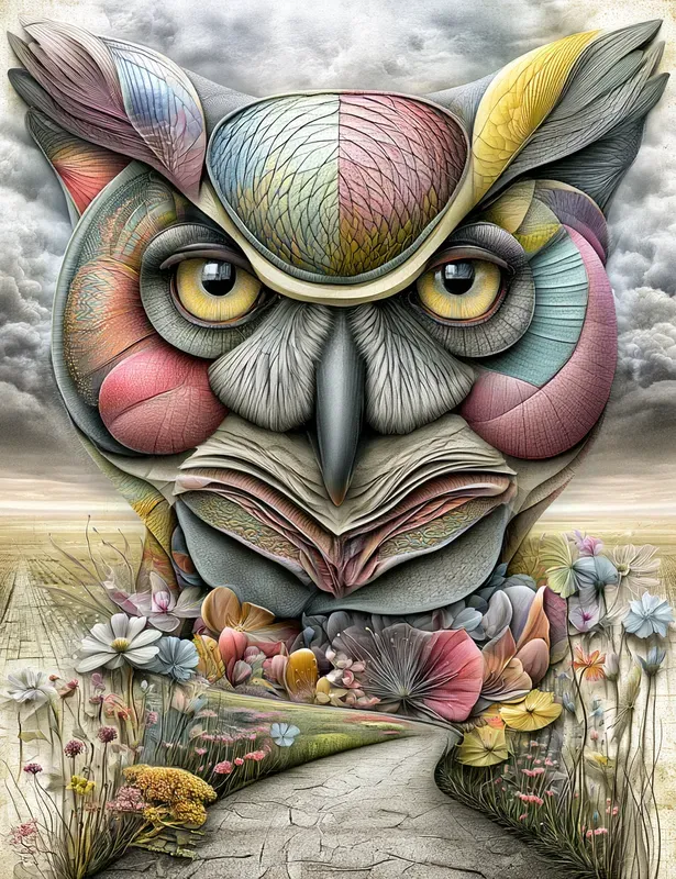 Surreal Collage Animals