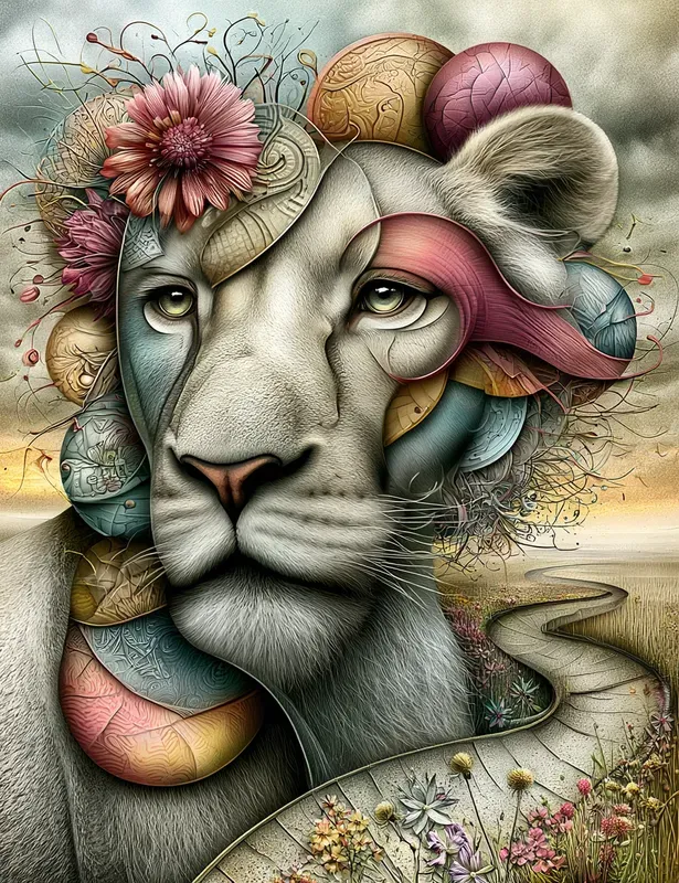 Surreal Collage Animals